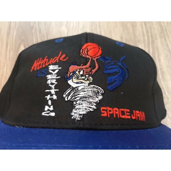 Vintage 1996 Deadstock Warner Brothers Space Jam Snapback Hat Michael Jordan - Picture 6 of 7